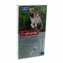 Bayer Advantix Spot-on Hond 6 Pipetten -Hondenspullen Serie Winkel bayer advantix spot on hond 6 pipetten 3