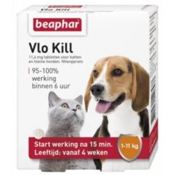 Beaphar Vlo Kill+ Hond Vanaf 11 Kg -Hondenspullen Serie Winkel beaphar vlo kill hond vanaf 11 kg 1