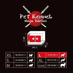 Duvo+ Draadkooi Ninja Edition -Hondenspullen Serie Winkel duvo draadkooi ninja edition 2