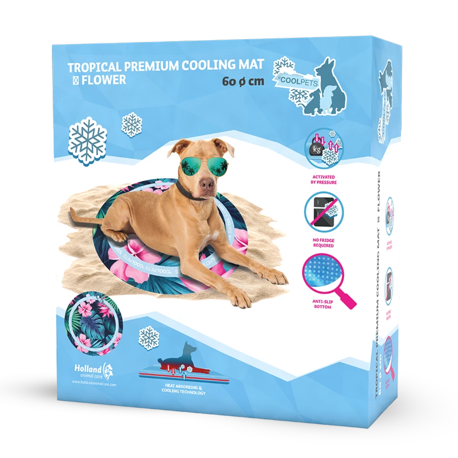 H.A.C. CoolPets Tropical Premium Cooling Mat 4 H.A.C. CoolPets Tropical Premium Cooling Mat - Afbeelding 2