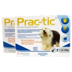 Novartis Prac-tic Teek & Vlo - 3 Pipetten -Hondenspullen Serie Winkel novartis prac tic teek vlo 3 pipetten 3