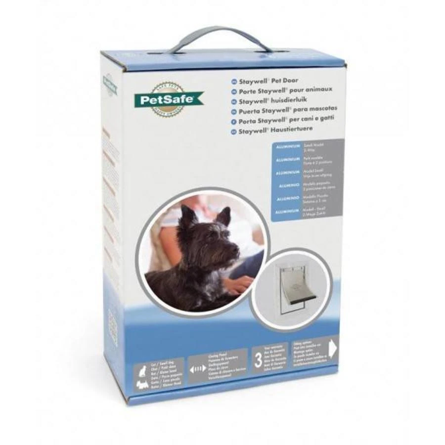 Petsafe Staywell Huisdierluik Aluminium (600) 4 Petsafe Staywell Huisdierluik Aluminium (600) - Afbeelding 2