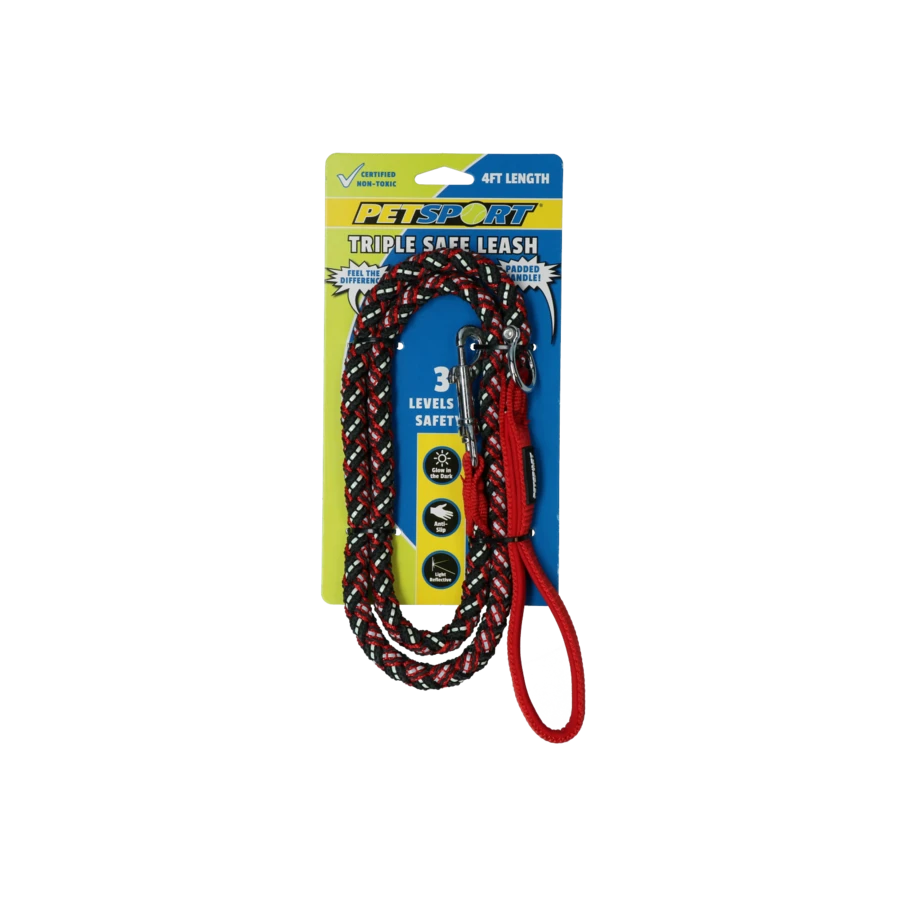 PetSport Triple Safe Leash Blauw 3 PetSport Triple Safe Leash Blauw